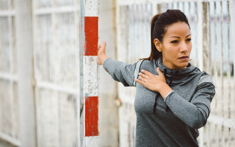 Posture correction exercises - chest stretch