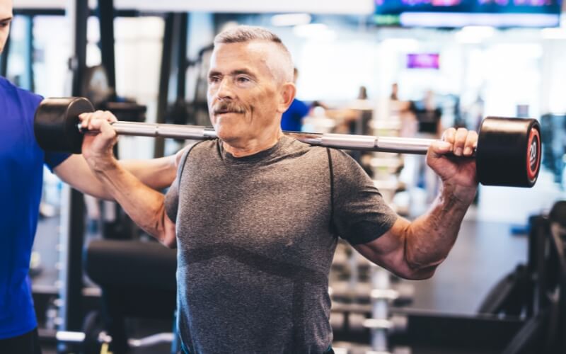 Tailored Exercise Physiology’s accredited exercise trainer for seniors, Taylor Mikaelian, works with a 75-year-old client at home in North Parramatta. As a trusted personal trainer for elderly clients and a specialist personal trainer for 70 year old adults, Taylor delivers customised support to improve balance, strength and independence through in home personal training for seniors