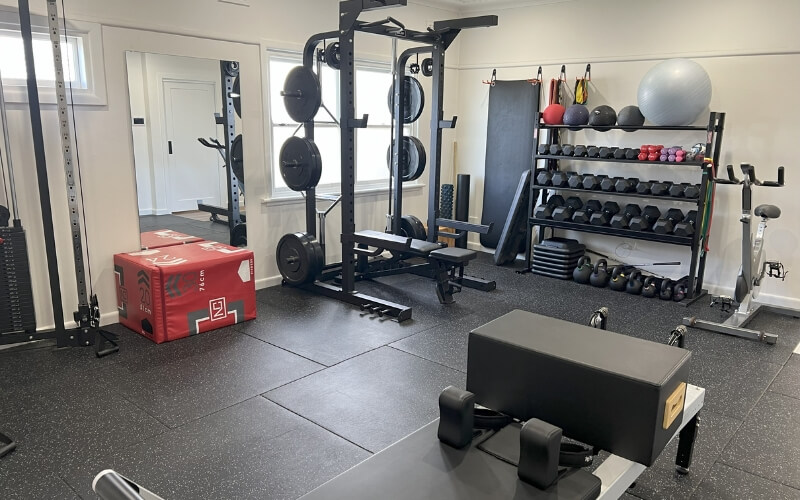 Exercise physiology in Parramatta, treatment and training area for strength and conditioning at Tailored Exercise Physiology.